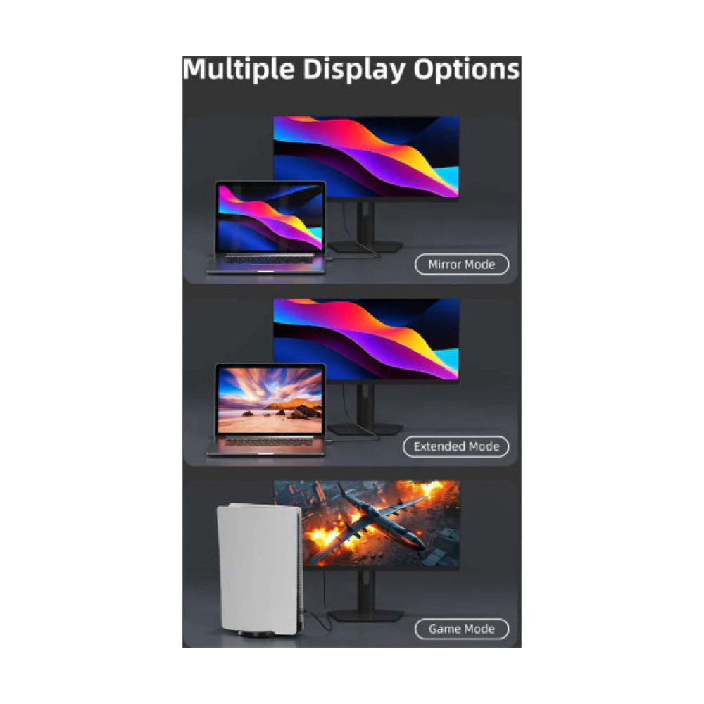 Кабель мультимедійний HDMI M to HDMI M 2.0m V2.1 8K60Hz Cabletime (CA915910)