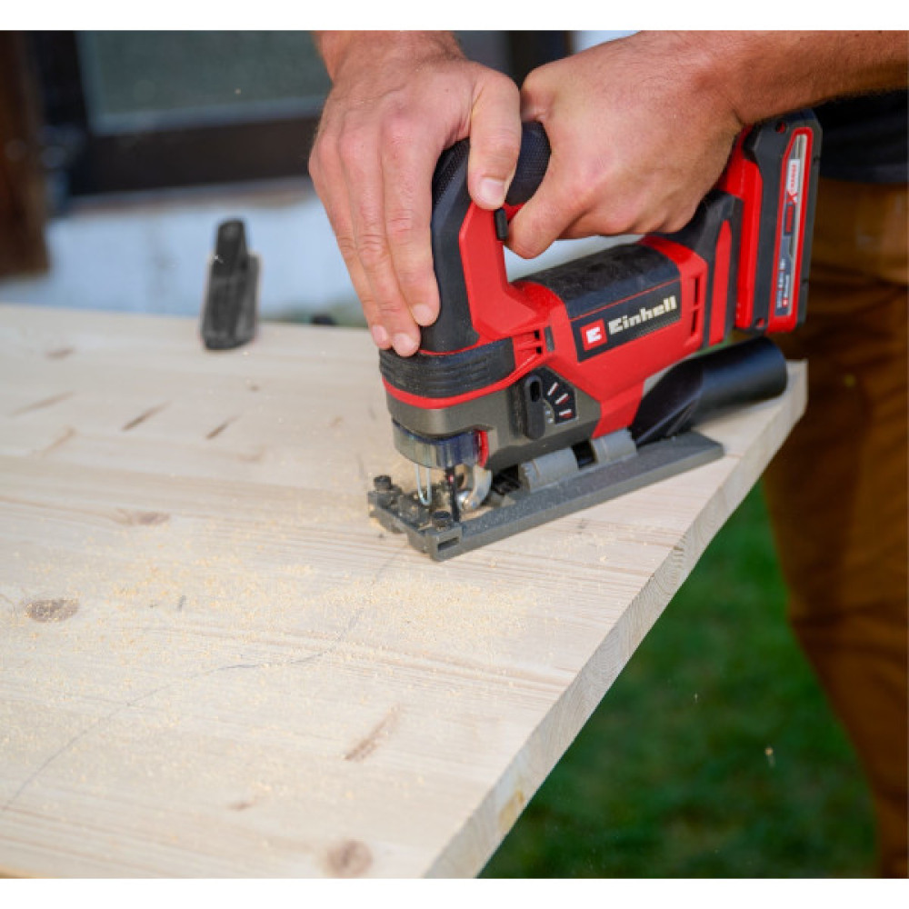 Лобзик акумуляторний Einhell TE-JS 18/100 Li - Solo PXC 18В 3000об/хв хід 26мм 1.87кг без АКБ та ЗП