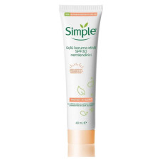 Крем для обличчя Simple Protect & Glow Потрійного захисту з SPF 30 Зволожувальний 40 мл (8717163866900)