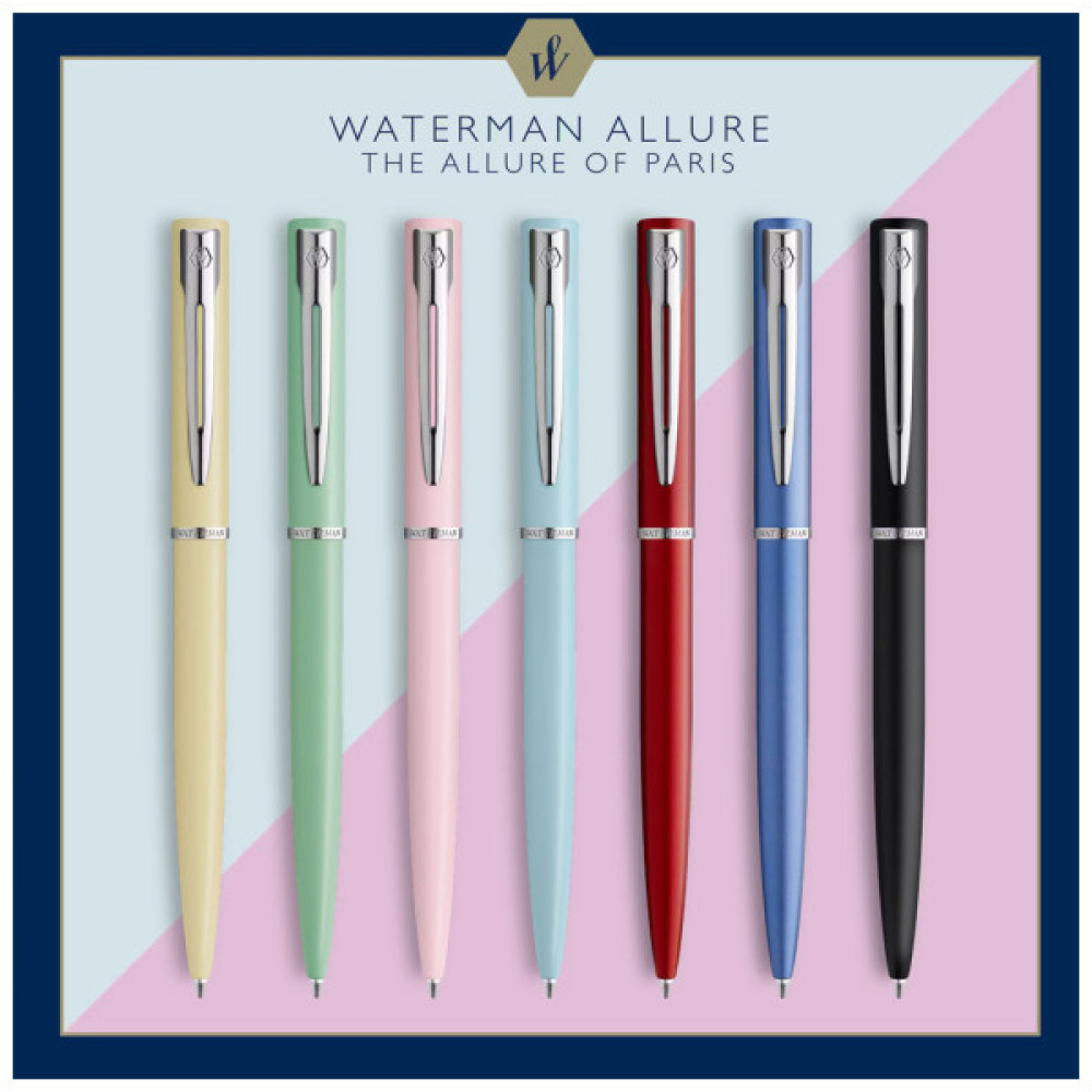 Ручка кулькова Waterman ALLURE Pastel Green CT BP (23 317)