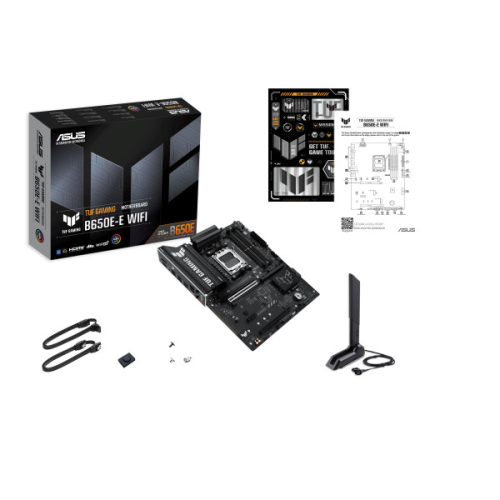 Материнcька плата ASUS TUF GAMING B650E-E WIFI sAM5 B650 4xDDR5 M.2 HDMI DP Wi-Fi BT ATX