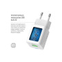 Зарядний пристрій ColorWay USB-C PD20W + 1xUSB QC4.0 white (CW-CHS062PD-WT)
