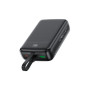Батарея універсальна Acefast 20000mAh 22,5W PD, QC/3.0 USB-A+USB-C In/Out,build-in cable M14 Black (6974316283966)