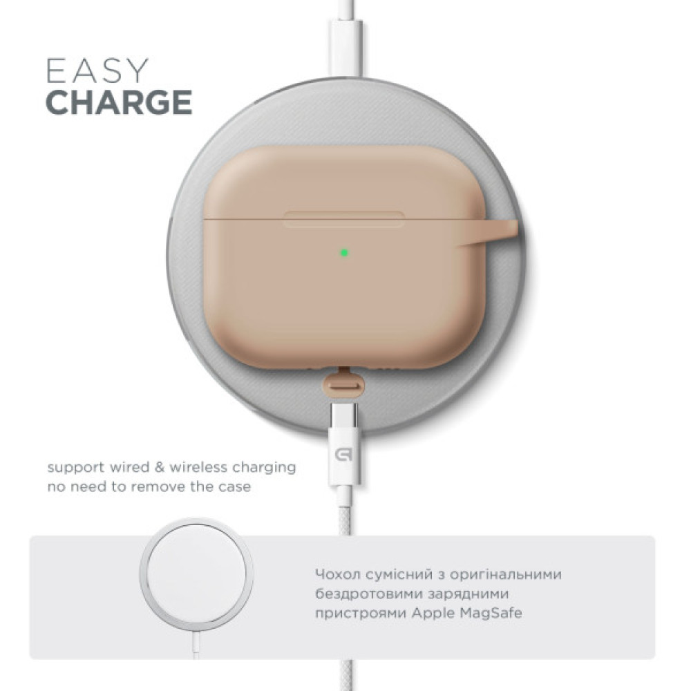 Чохол для навушників Armorstandart Hang Case For Apple AirPods Pro 3 Pink Sand (ARM88314)