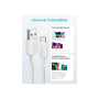 Дата кабель USB 2.0 AM to USB-C 0.9m 322 White Anker (A81H5H21/A81H5G21) Дата кабель USB 2.0 AM to USB-C 0.9m 322 White Anker (A81H5H21/A81H5G21)