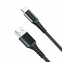 Дата кабель USB 2.0 AM to USB-C 1.2m Black Grand-X (FC-12B)