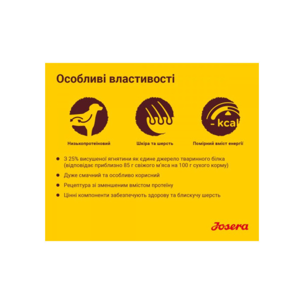 Сухий корм для собак Josera Lamm&Reis 900 г (4032254745235)