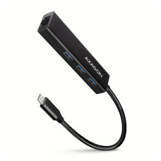 Концентратор AXAGON USB-C to 3xUSB-A + RJ45 0.2m metal black (HMC-GL3A) Концентратор AXAGON USB-C to 3xUSB-A + RJ45 0.2m metal black (HMC-GL3A)