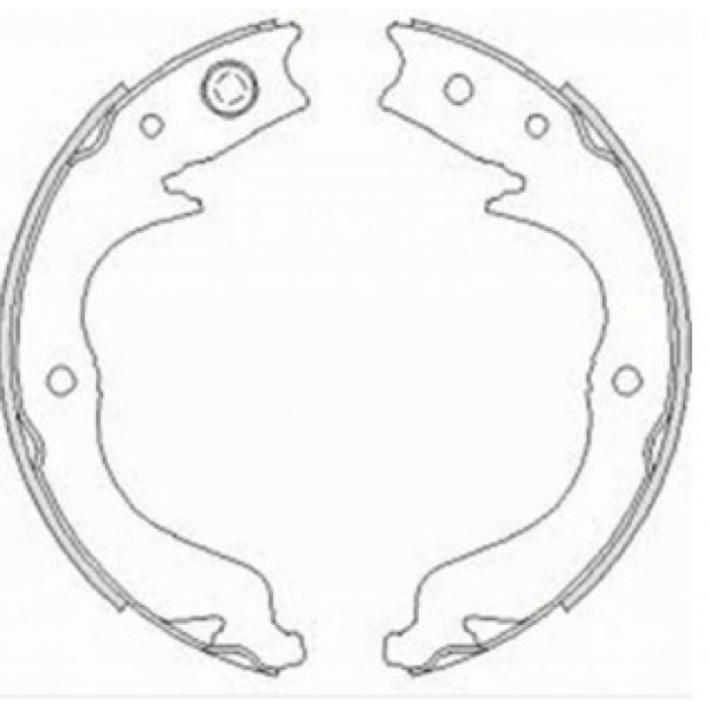 Гальмівні колодки Bosch 0 986 487 739