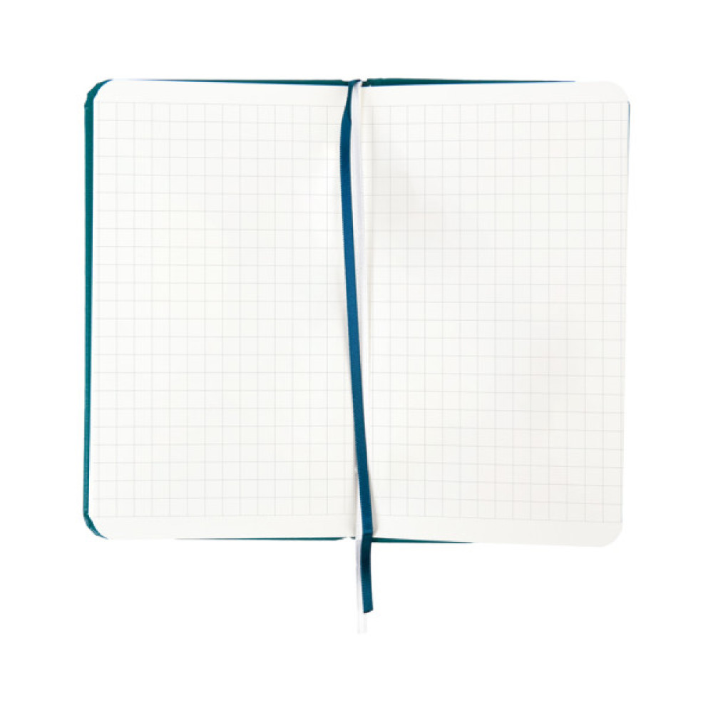Книга записна Axent Partner, 95x140 мм, 96 аркушів, клітинка, малахітова (8301-31-A)