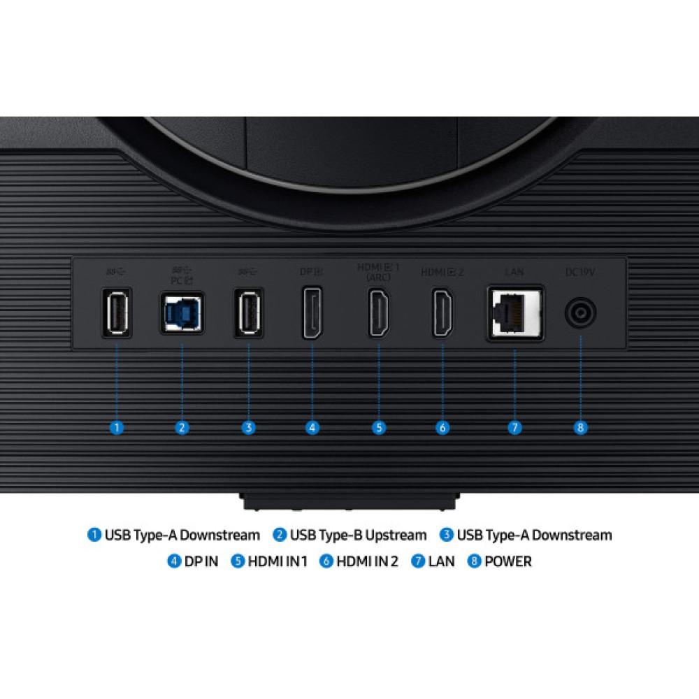 Монітор Samsung 32" S32DG700E HDMI, DP, USB, Bluetooth, IPS, 3840x2160, 144Hz, 1ms, G-Sync Compatible