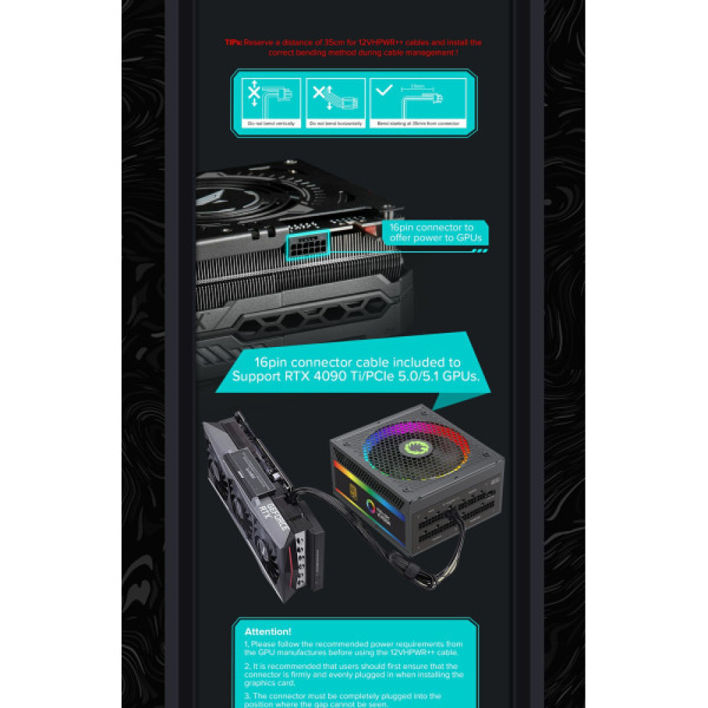 GAMEMAX RGB1050 PRO (ATX3.1 PCIe5.1)