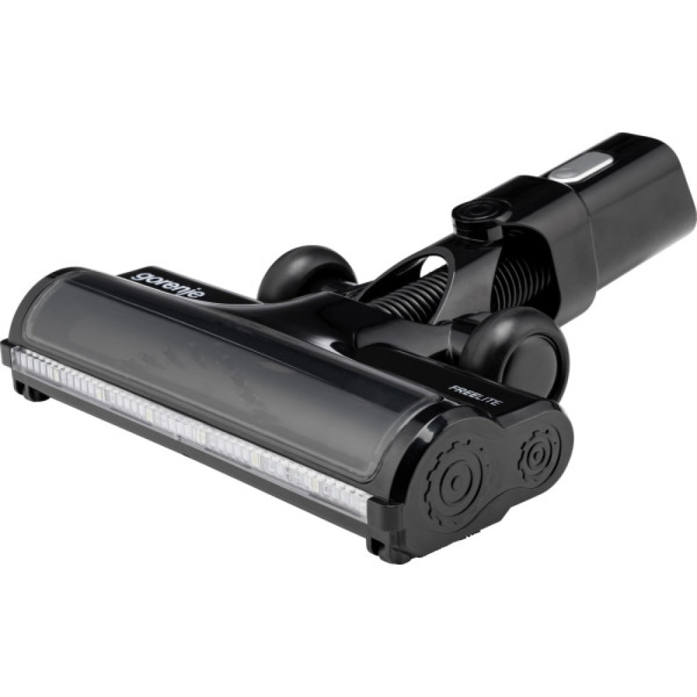 Пилосос Gorenje безпровідний, 132Вт, конт пил -0,5л, автон. робота до 25хв, вага-2,6кг, 2насадки, чорний