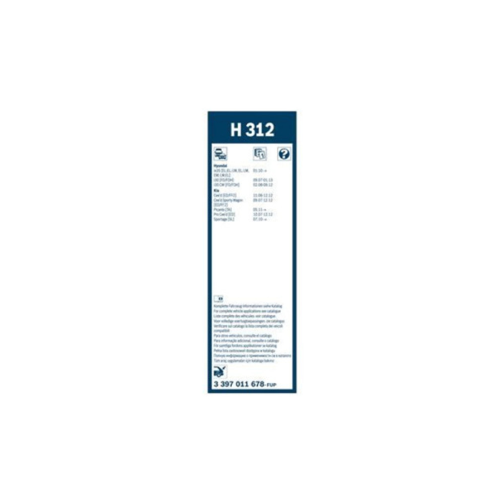 Щітка склоочисника Bosch 3 397 011 678