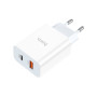 Зарядний пристрій HOCO C97A 1xUSB-C PD20W + 1xUSB QC3.0 White (6931474766076) Зарядний пристрій HOCO C97A 1xUSB-C PD20W + 1xUSB QC3.0 White (6931474766076)