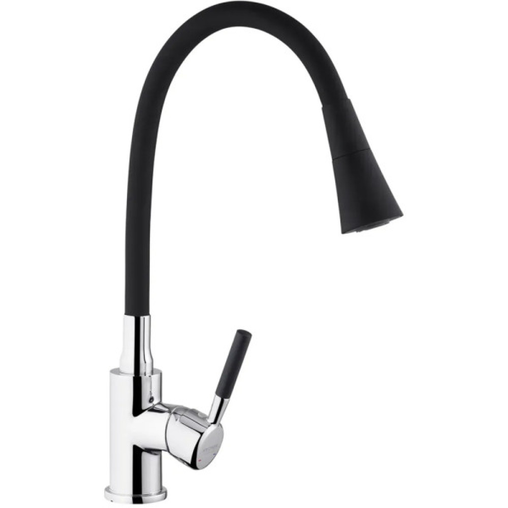 Змішувач Kroner Kuche-C132BLK (CV033126)