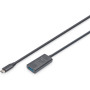 Дата кабель USB 3.2 AF to USB-C 10.0m Gen1 Active 5G Digitus (DA-73111) Дата кабель USB 3.2 AF to USB-C 10.0m Gen1 Active 5G Digitus (DA-73111)