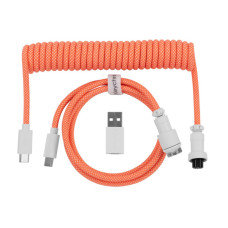 Дата кабель USB-C + USB A to USB-C 1.36m Coiled Aviator orange Keychron (CAB14_KEYCHRON) Дата кабель USB-C + USB A to USB-C 1.36m Coiled Aviator orange Keychron (CAB14_KEYCHRON)