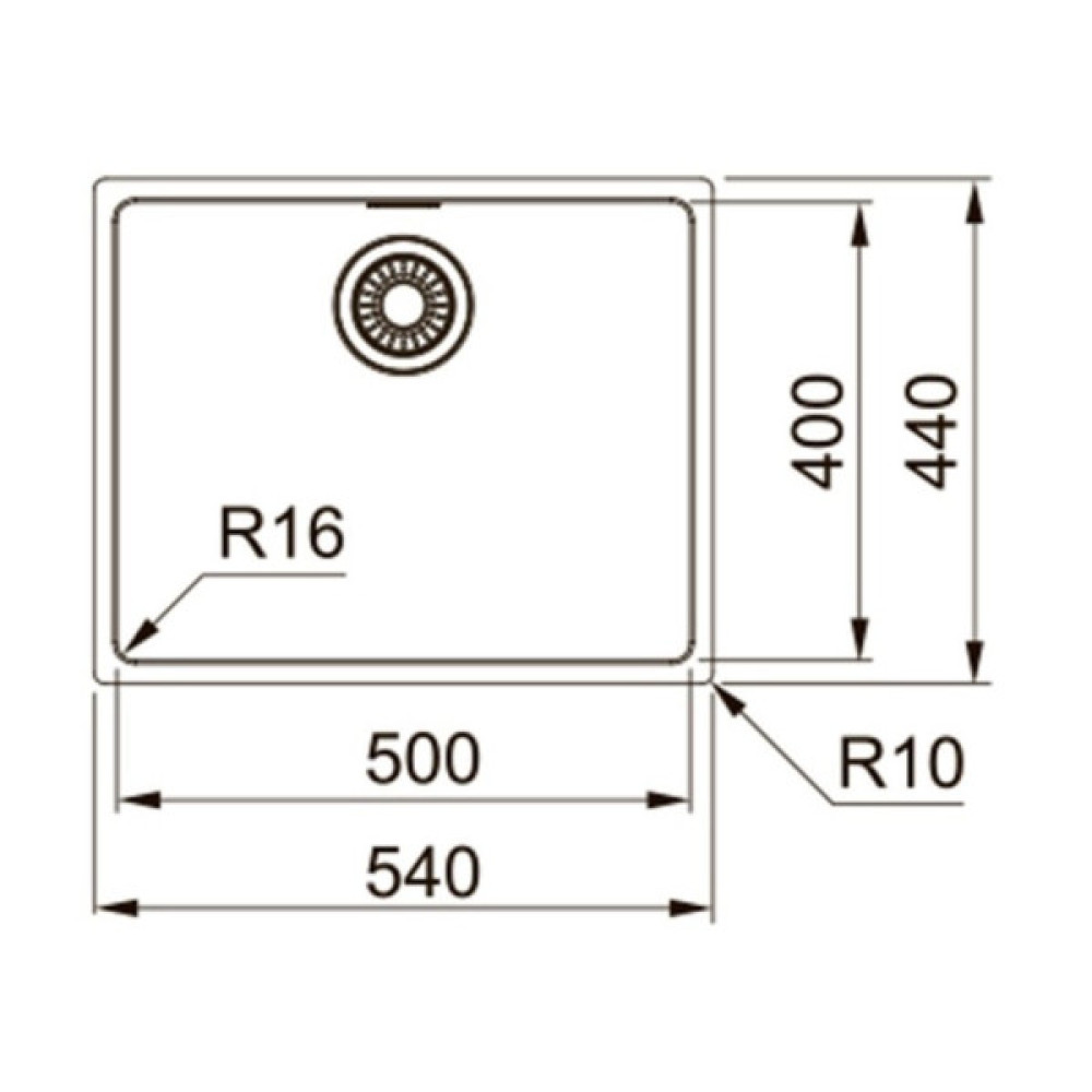 Мийка кухонна Franke 127.0598.747