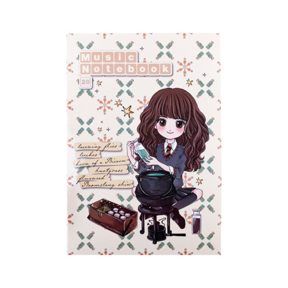 Зошит Kite для нот Harry Potter А4, 20 аркушів (HP25-404)