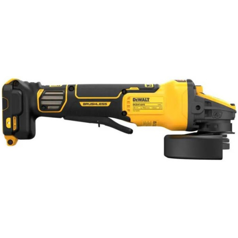 Шліфмашина кутова акумуляторна DeWalt XR Li-lon 18B 125мм 3000-9000об/хв 1.85кг без АКБ та ЗП