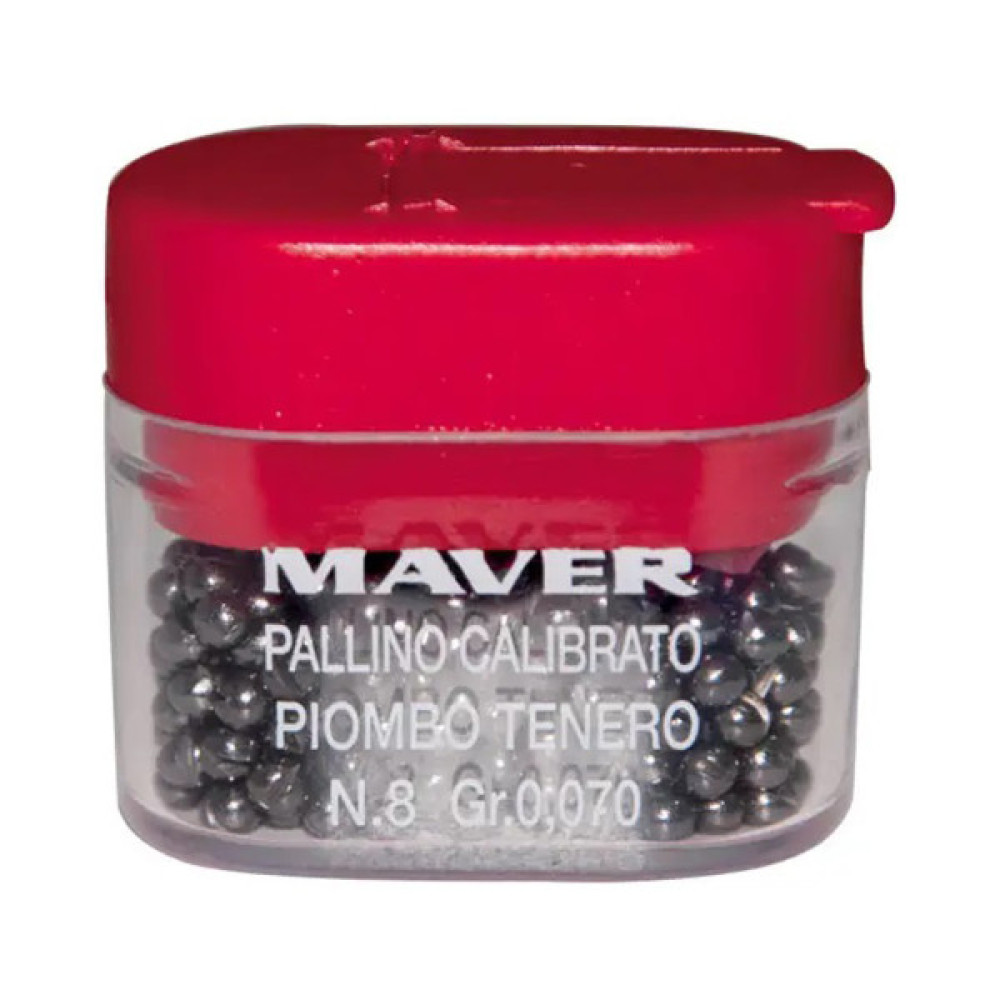 Грузило Maver набір Pallini Supercalibrati Teneri 2 (0.242g) (1300.34.51)