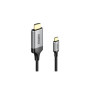 Кабель мультимедійний USB-C to HDMI M 1.8m 4K60Hz Choetech (CH0021-BK) Кабель мультимедійний USB-C to HDMI M 1.8m 4K60Hz Choetech (CH0021-BK)