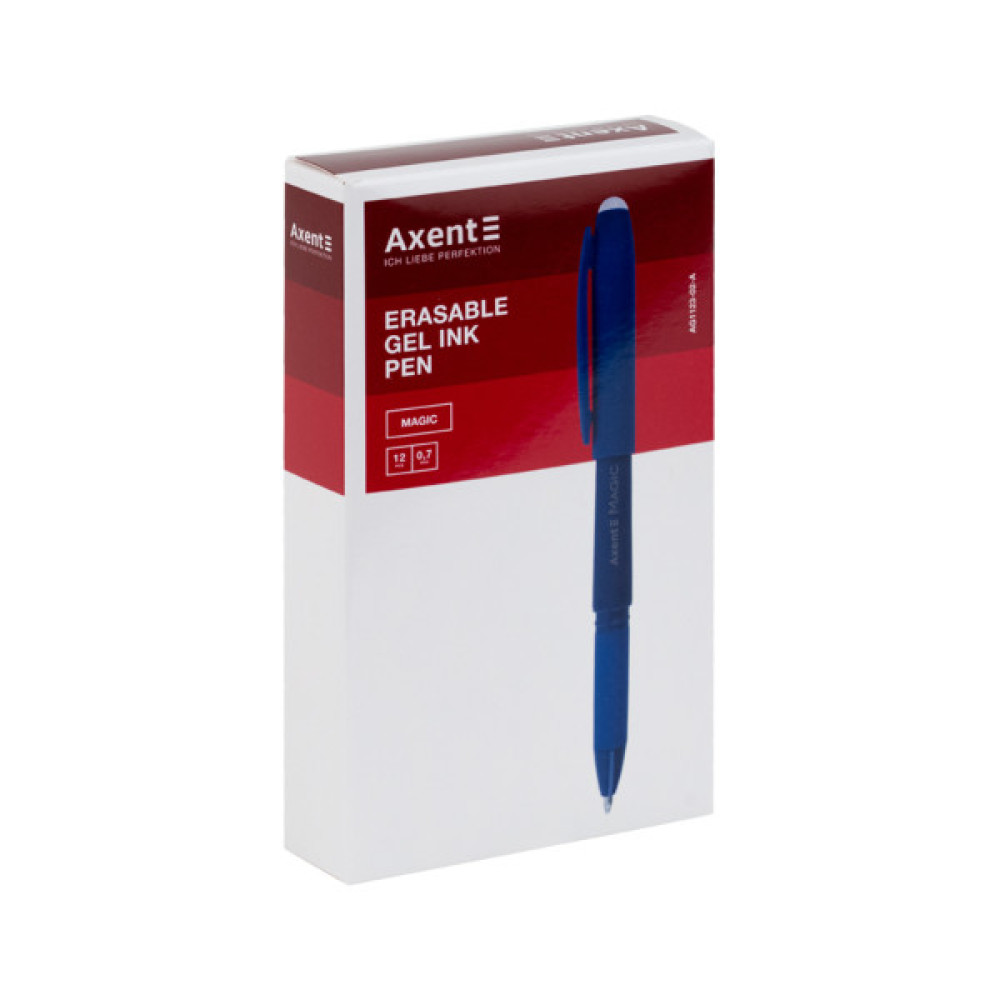 Ручка гелева Axent "пиши-стирай" Magic, синя (AG1123-02-A)