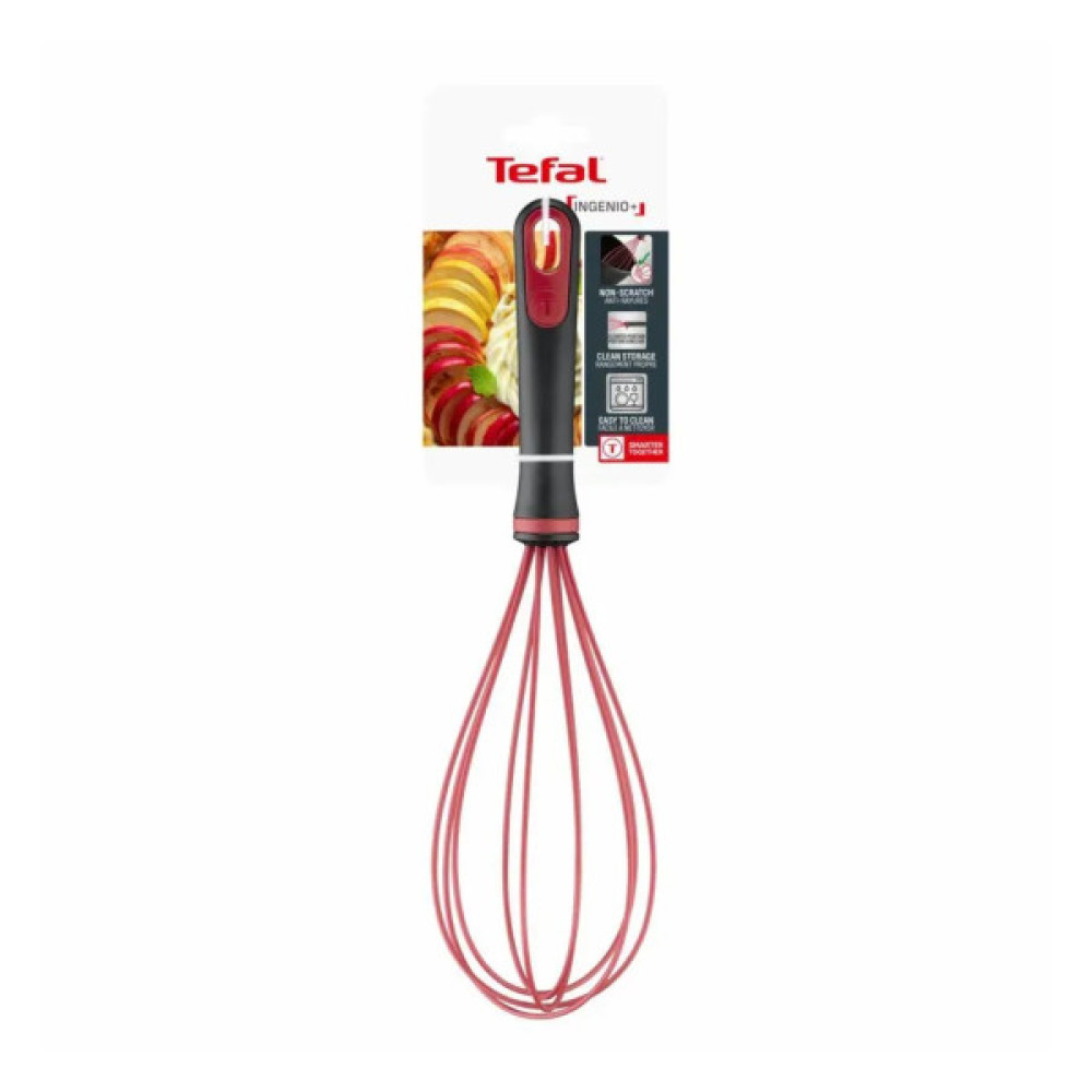 Вінчик Tefal Ingenio 29,3 см чорно-червоний (K1980534)