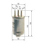 Фільтр паливний Bosch F026402229 Фільтр паливний Bosch F026402229