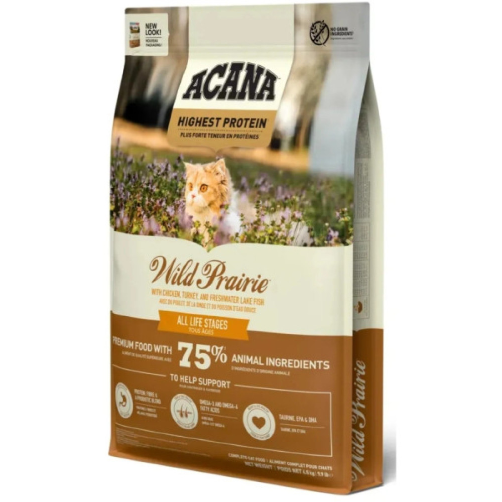 Сухий корм для кішок ACANA Wild Prairie Cat 4.5 кг (0064992714581)