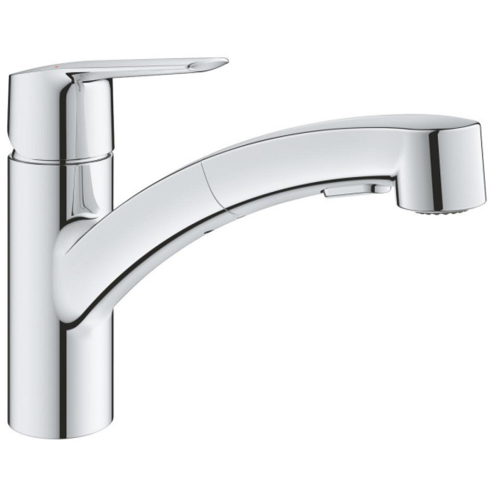 Змішувач для кухні Grohe Start, довж.виливу - 227мм, поворотний/витяжний, 1важіль, хром