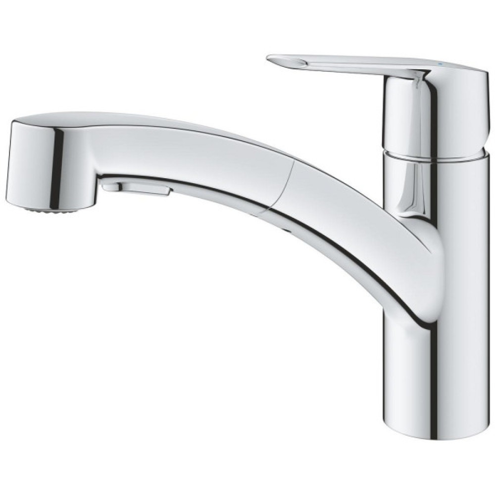 Змішувач для кухні Grohe Start, довж.виливу - 227мм, поворотний/витяжний, 1важіль, хром