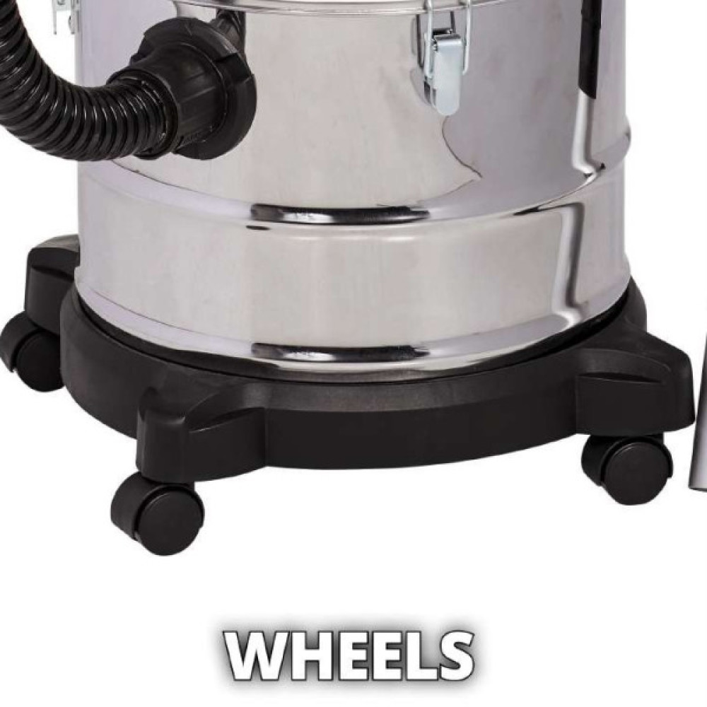 Пилосос професійний акумуляторний для золи Einhell TE-AV 18/15 Li C - Solo PXC 18В 100мБар контейнер 15л 3.1кг без АКБ та ЗП