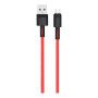 Дата кабель USB 2.0 AM to Micro 5P 1.0m 5A red XO (NB166-M-1-RD)