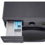 Пральна машина LG фронтальна, 9кг, 1200, A, 48см, дисплей, пара, інвертор, чорний