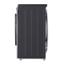 Пральна машина LG фронтальна, 9кг, 1200, A, 48см, дисплей, пара, інвертор, чорний