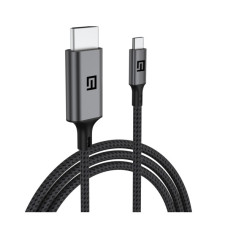 Кабель мультимедійний USB-C to HDMI M 2.0m 4K60Hz black Armorstandart (ARM76891)