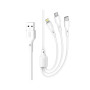 Дата кабель USB 2.0 AM to Lightning + Micro 5P + Type-C 1.0m 2.4A XO (CB-23U3) Дата кабель USB 2.0 AM to Lightning + Micro 5P + Type-C 1.0m 2.4A XO (CB-23U3)
