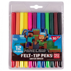 Фломастери Yes Minecraft 12 кольорів (650544)
