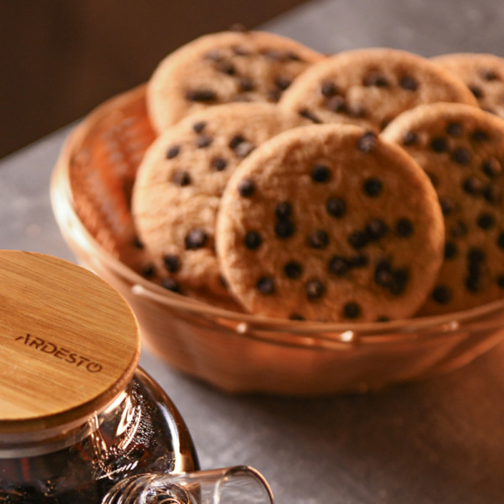 Заварник Ardesto Gemini боросилікатне скло бамбук прозорий 800мл (AR3008GBM)