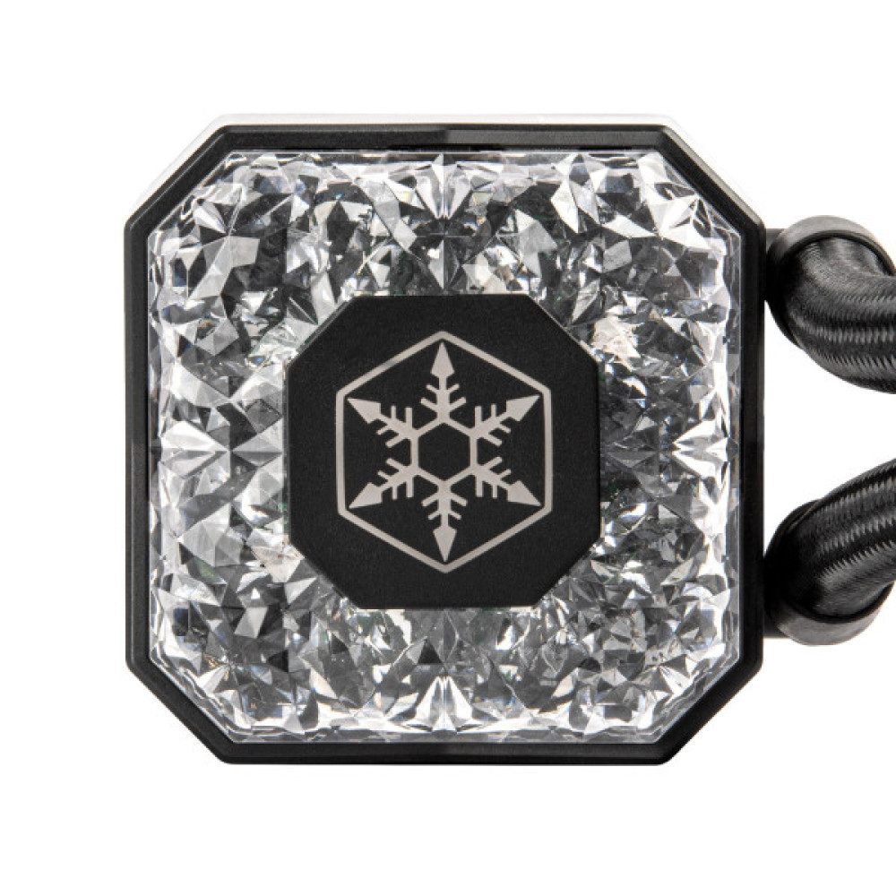 Система рідинного оxолодження SilverStone Icegem 240P-ARGB, LGA2066, 2011, 1366, 115x, 1366, TRX4TR4, AM4, AM3, AM3+, AM2, AM2+, FM1, FM2, TDP280W, чорний