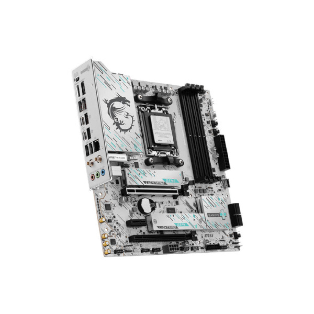Материнcька плата MSI B850M GAMING PLUS WIFI sAM5 B850 4xDDR5 M.2 HDMI DP WiFi BT mATX