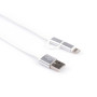 Дата кабель USB 2.0 AM to Micro 5P&Lightning 1.0m Vinga (USBAMMICRO&Lightning-1.0) Дата кабель USB 2.0 AM to Micro 5P&Lightning 1.0m Vinga (USBAMMICRO&Lightning-1.0)