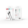 Дата кабель USB 2.0 AM to USB-C 1.0m 2.4A black XO (NB156-TC-1-BK)