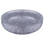 Тарілка Ardesto Loreto, 1150мл, 20см, порцеляна, сірий (AR1020LG) Тарілка Ardesto Loreto, 1150мл, 20см, порцеляна, сірий (AR1020LG)