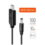 Кабель живлення USB to DC 5.5x2.5mm 9V 1.0m black ColorWay (CW-CBUD066-BK) Кабель живлення USB to DC 5.5x2.5mm 9V 1.0m black ColorWay (CW-CBUD066-BK)