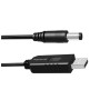 Кабель живлення USB to DC 5.5x2.5mm 9V 1.0m black ColorWay (CW-CBUD066-BK) Кабель живлення USB to DC 5.5x2.5mm 9V 1.0m black ColorWay (CW-CBUD066-BK)