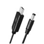 Кабель живлення USB to DC 5.5x2.5mm 9V 1.0m black ColorWay (CW-CBUD066-BK) Кабель живлення USB to DC 5.5x2.5mm 9V 1.0m black ColorWay (CW-CBUD066-BK)