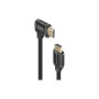 Кабель мультимедійний HDMI M to HDMI M V2.0 1.5m 90° corner Promate (prolink4k1-150.black) Кабель мультимедійний HDMI M to HDMI M V2.0 1.5m 90° corner Promate (prolink4k1-150.black)